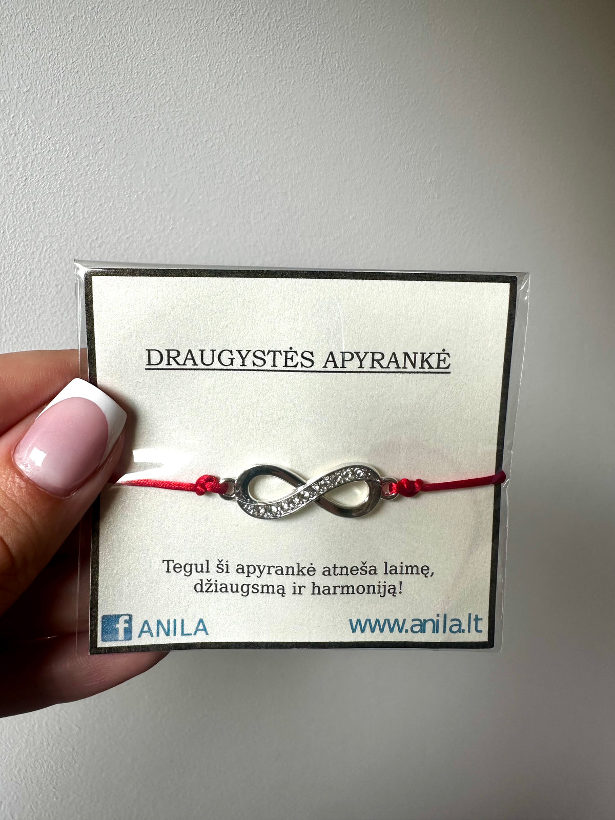 Apyrankė “DRAUGYSTĖ” sidabro spalvos